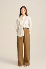 Ardent Straight Leg Pants - Yellow Olive