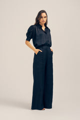 Ardent Wide Leg Pants - Black