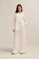 Ardent Linen Shirt - White