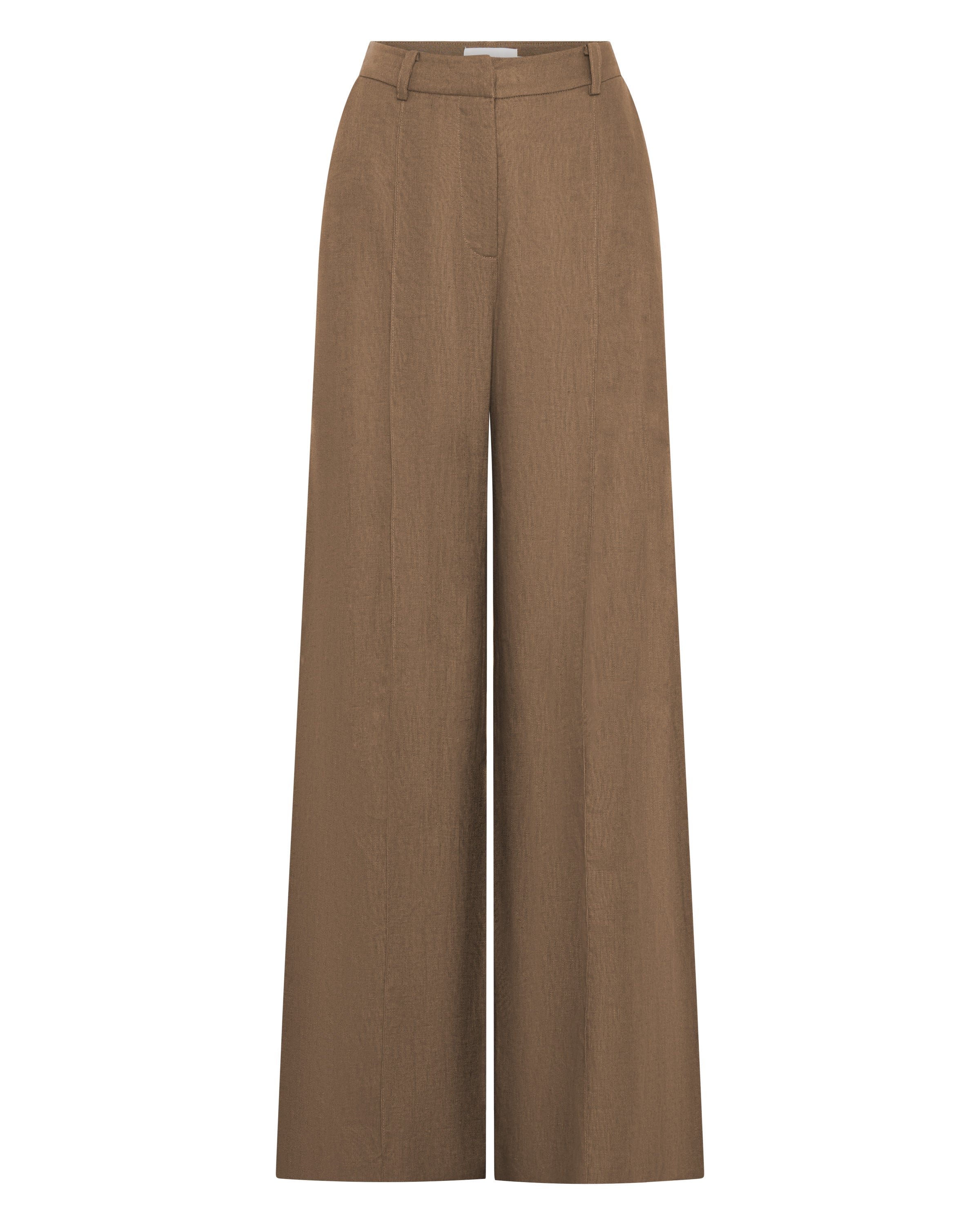 Ardent Yellow Olive Linen Pants