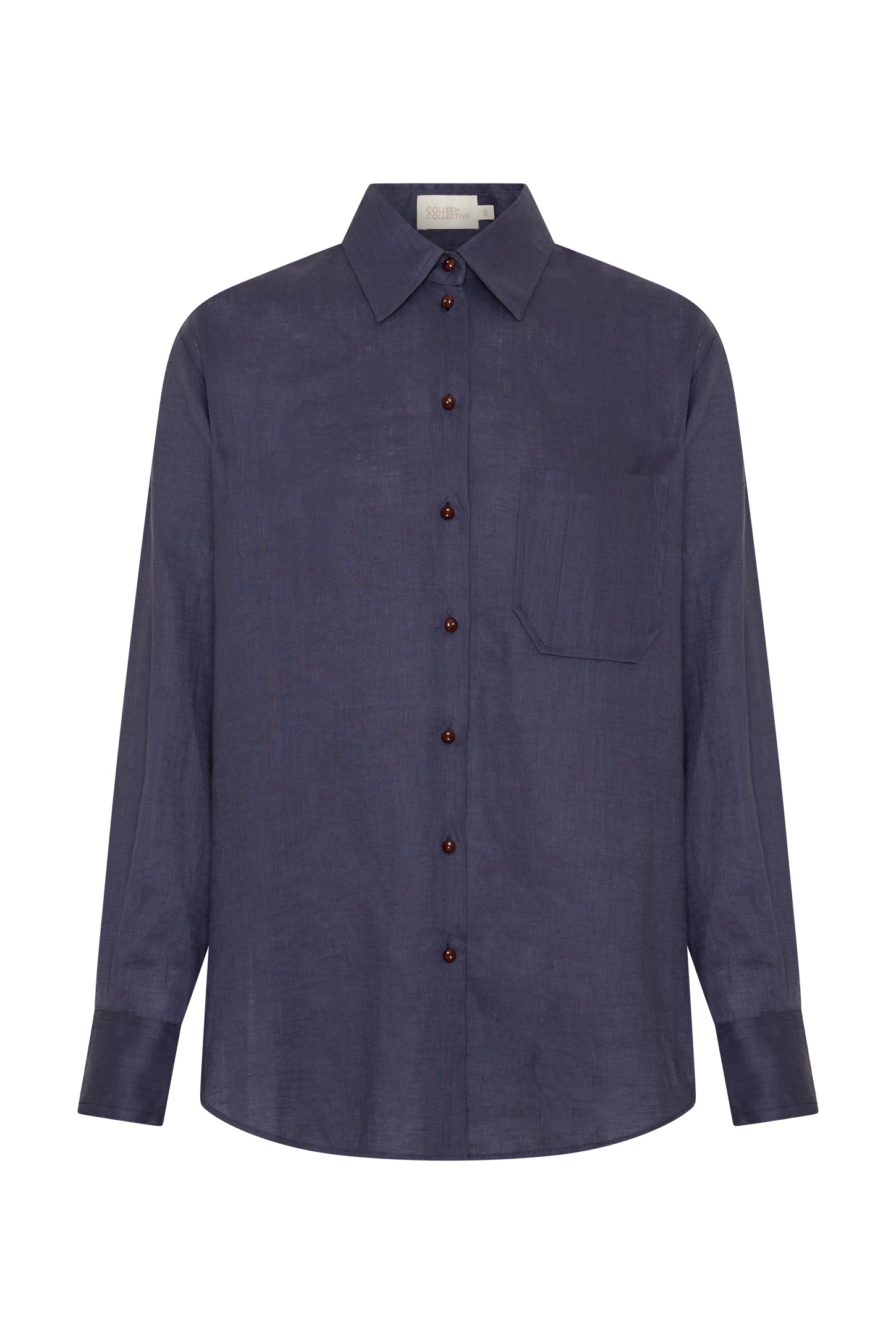 Sahara Linen Shirt - Indigo
