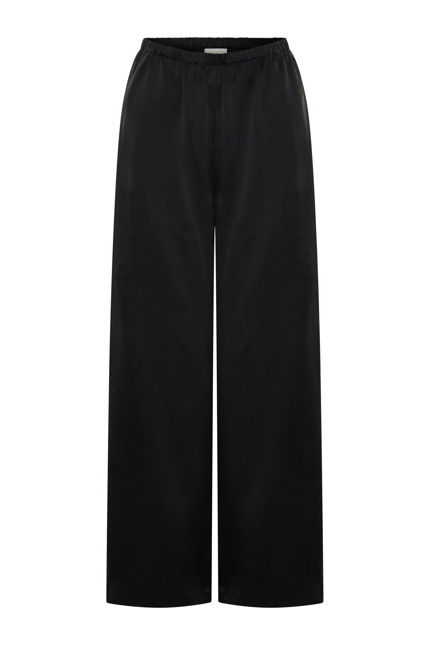 Caspian Pure Silk Pants - Black