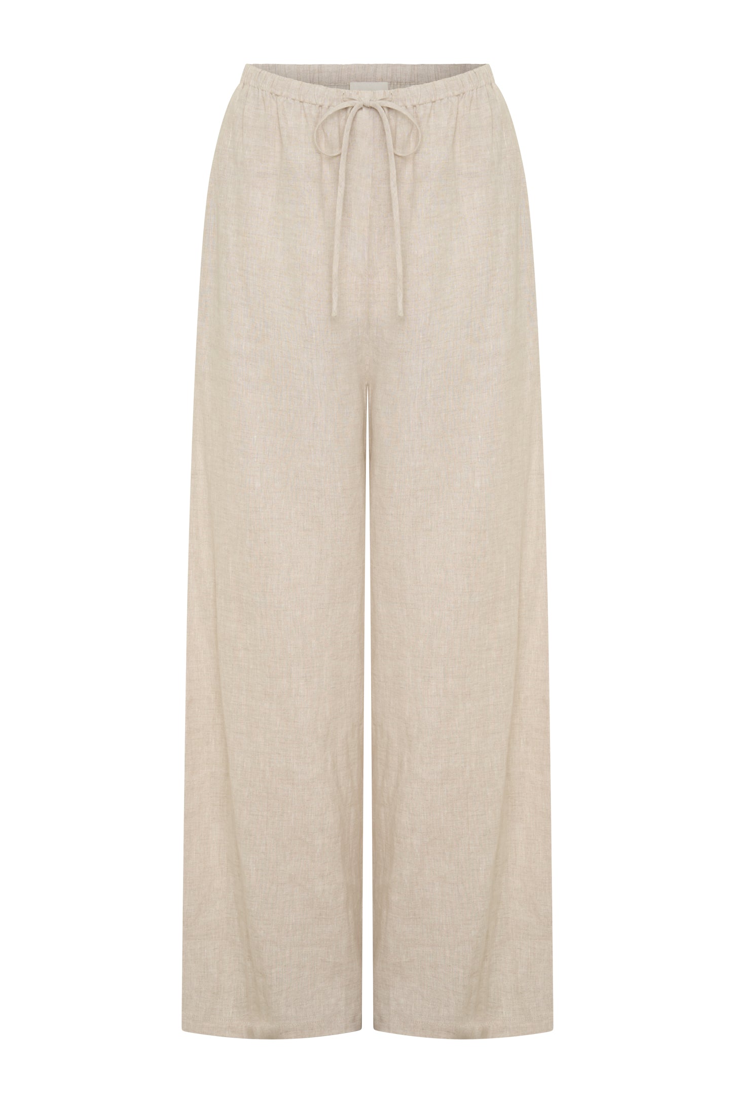 Sahara Linen Drawstring Pants - Natural