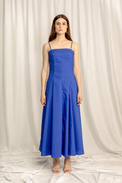 Reverie Petite Maxi Dress - Lapis Blue
