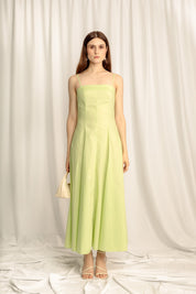 Reverie Maxi Dress - Limecream