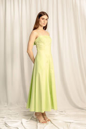 Reverie Maxi Dress - Limecream