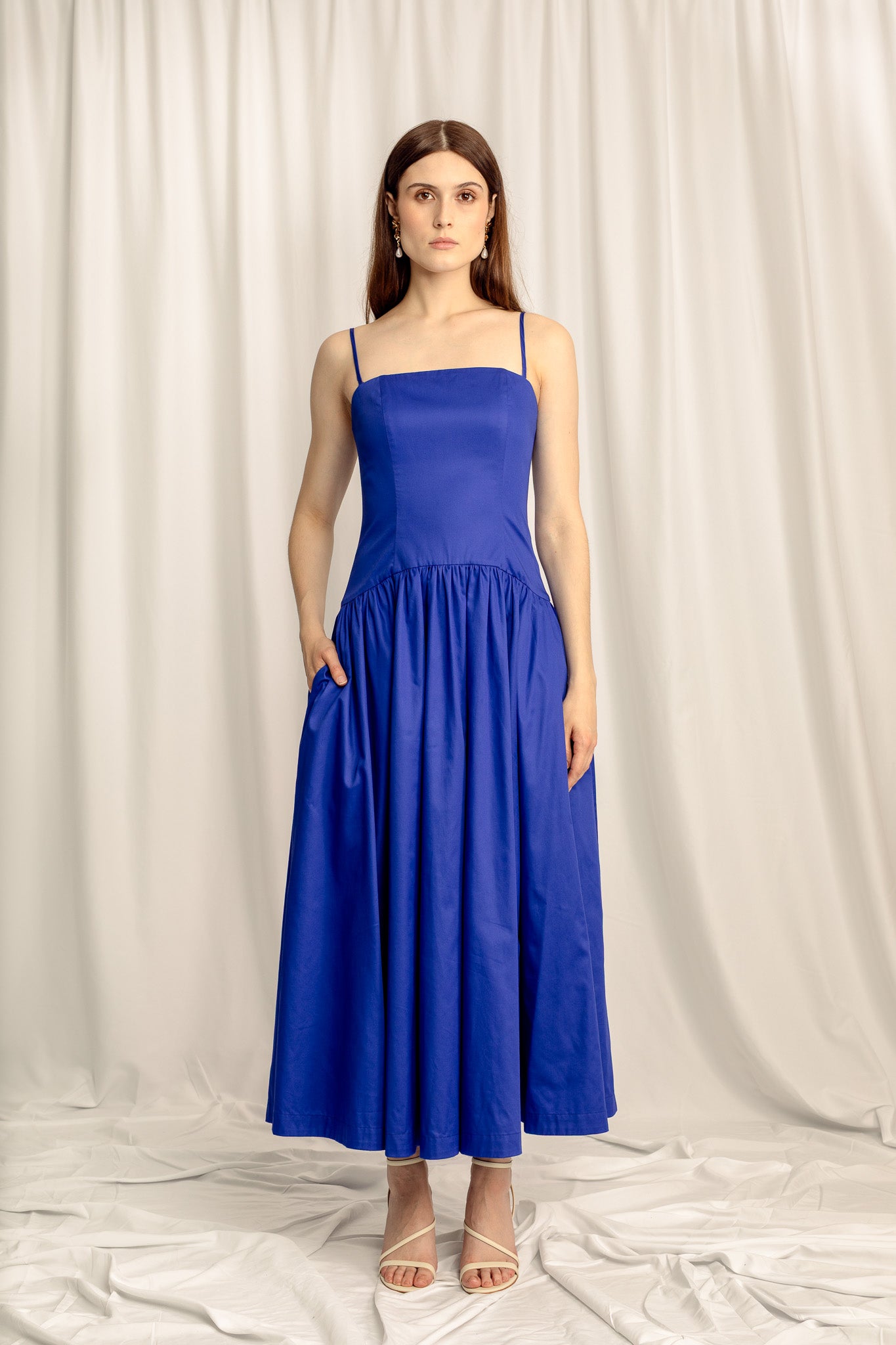 Dulcet Midi Gown - Sapphire Blue
