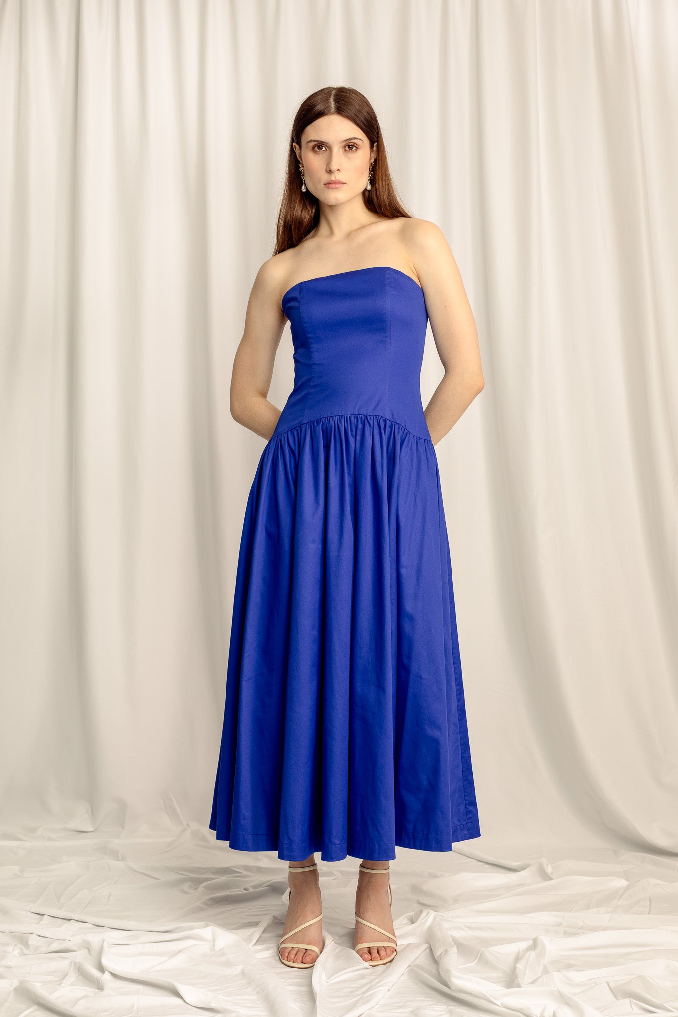 Dulcet Sapphire Blue Maxi Gown Colleen Collective Dulcet Sapphire Blue Maxi Gown Colleen Collective