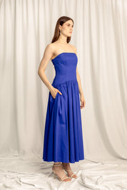 Dulcet Midi Gown - Sapphire Blue