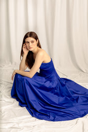 Dulcet Midi Gown - Sapphire Blue