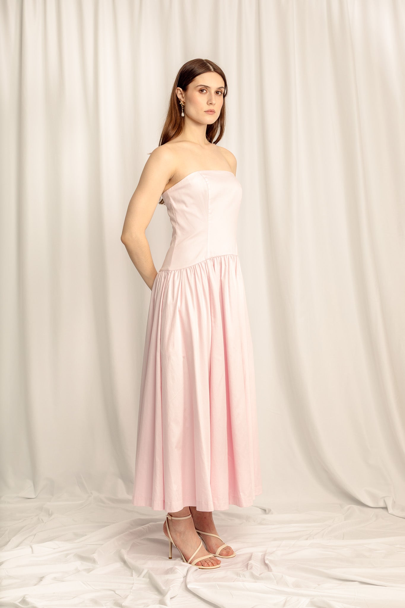 Dulcet Midi Gown - Petal Pink