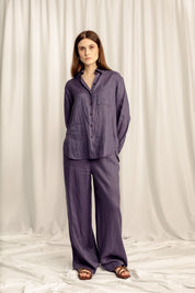 Sahara Linen Shirt - Indigo