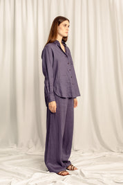 Sahara Linen Shirt - Indigo