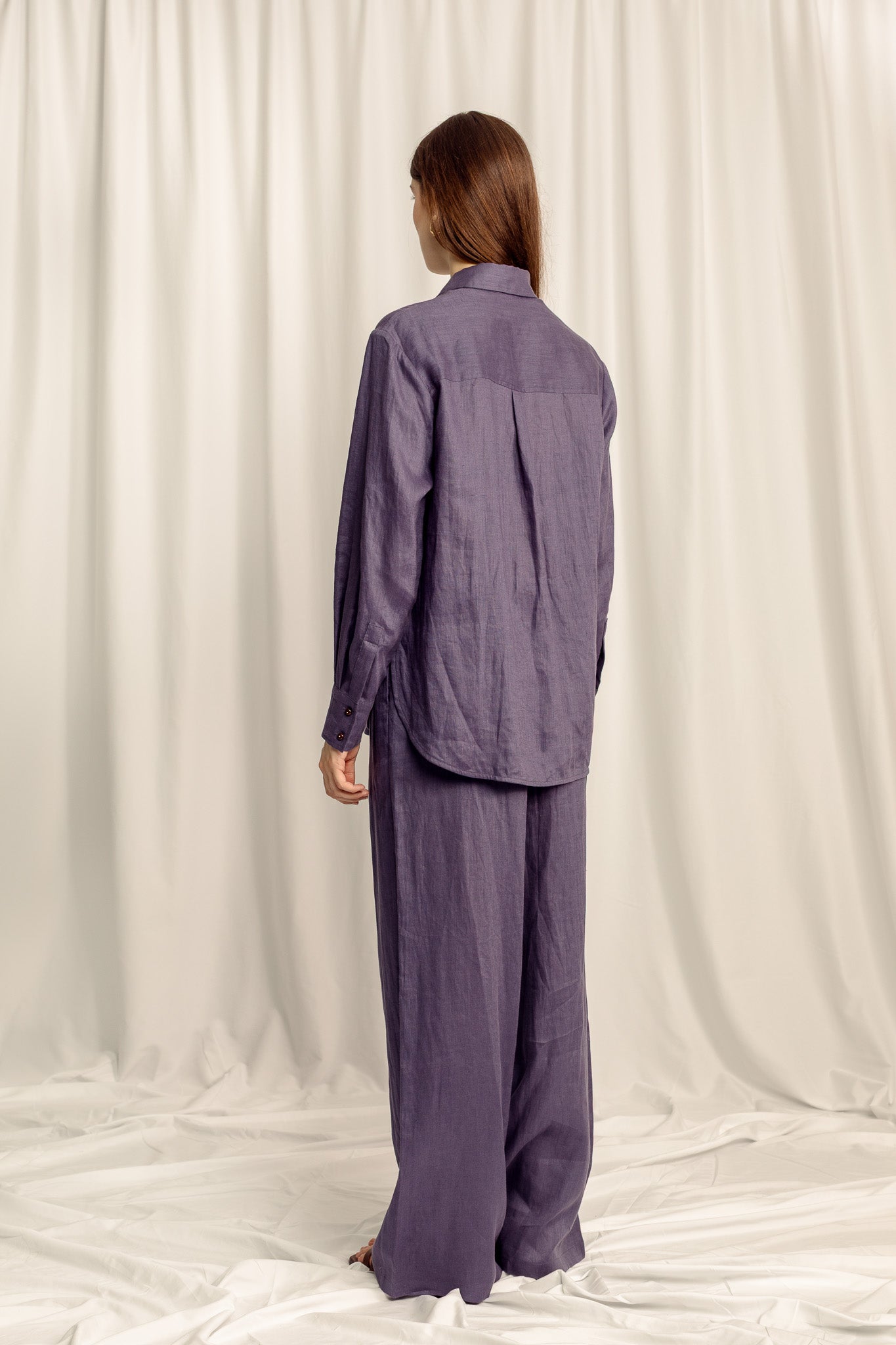 Sahara Linen Shirt - Indigo