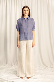 Renee Regular Fit Shirt - Soft Indigo