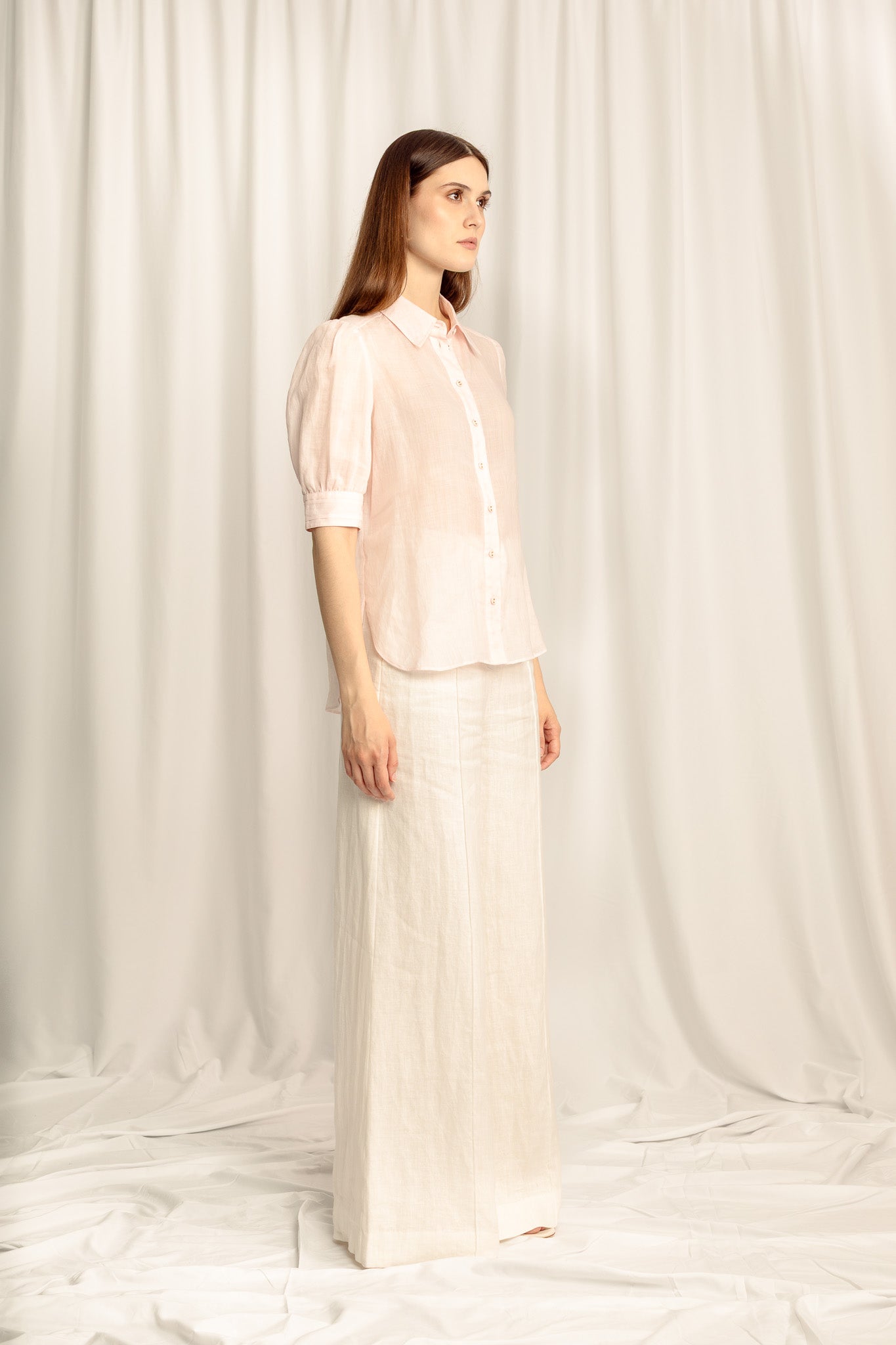 Renee Regular Fit Shirt - Blush Pink