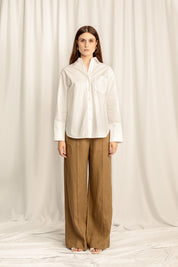 Verona Long Sleeve Shirt - White