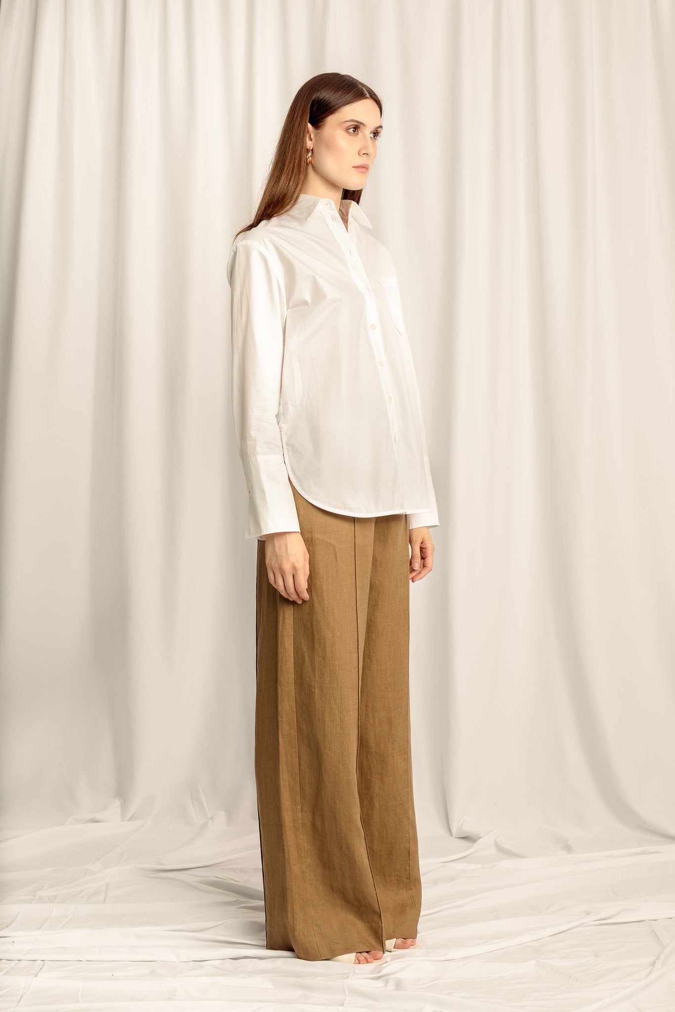 Verona Long Sleeve Shirt - White