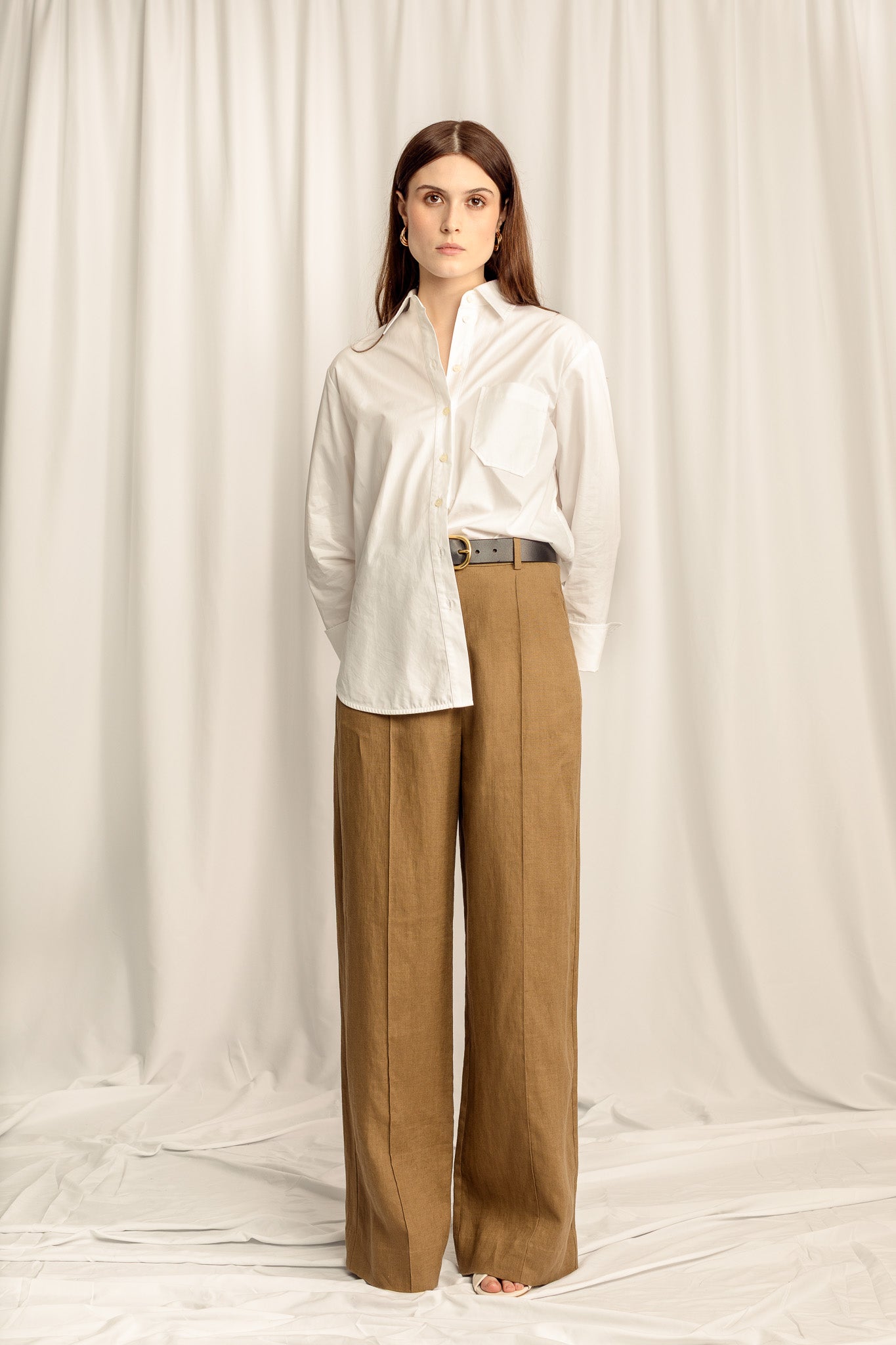 Ardent Straight Leg Pants - Yellow Olive