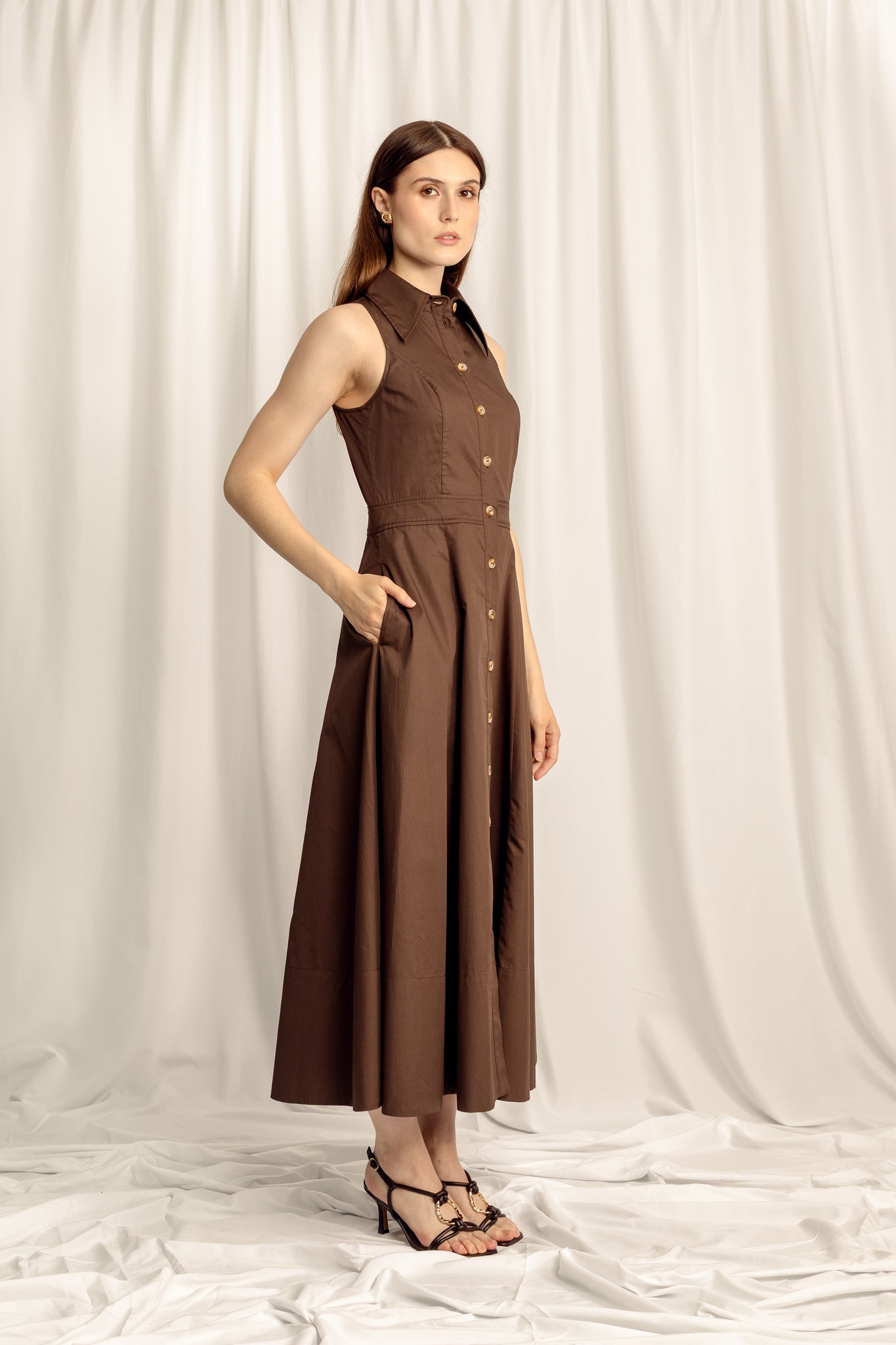 Vivienne Petite Midi Shirt Dress