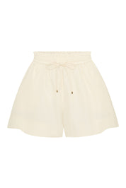 Cordelia Shorts Cream Cotton  