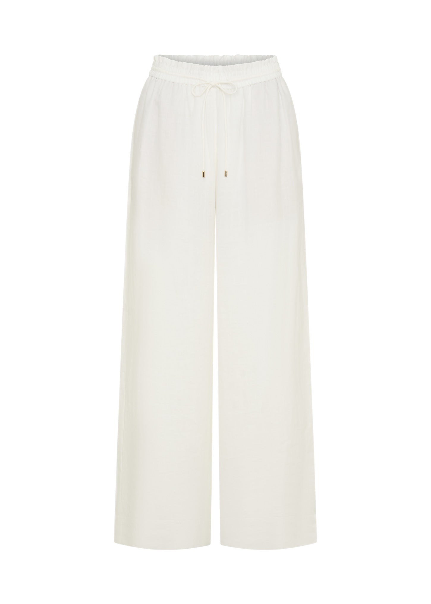 Cordelia White Ramie Pants
