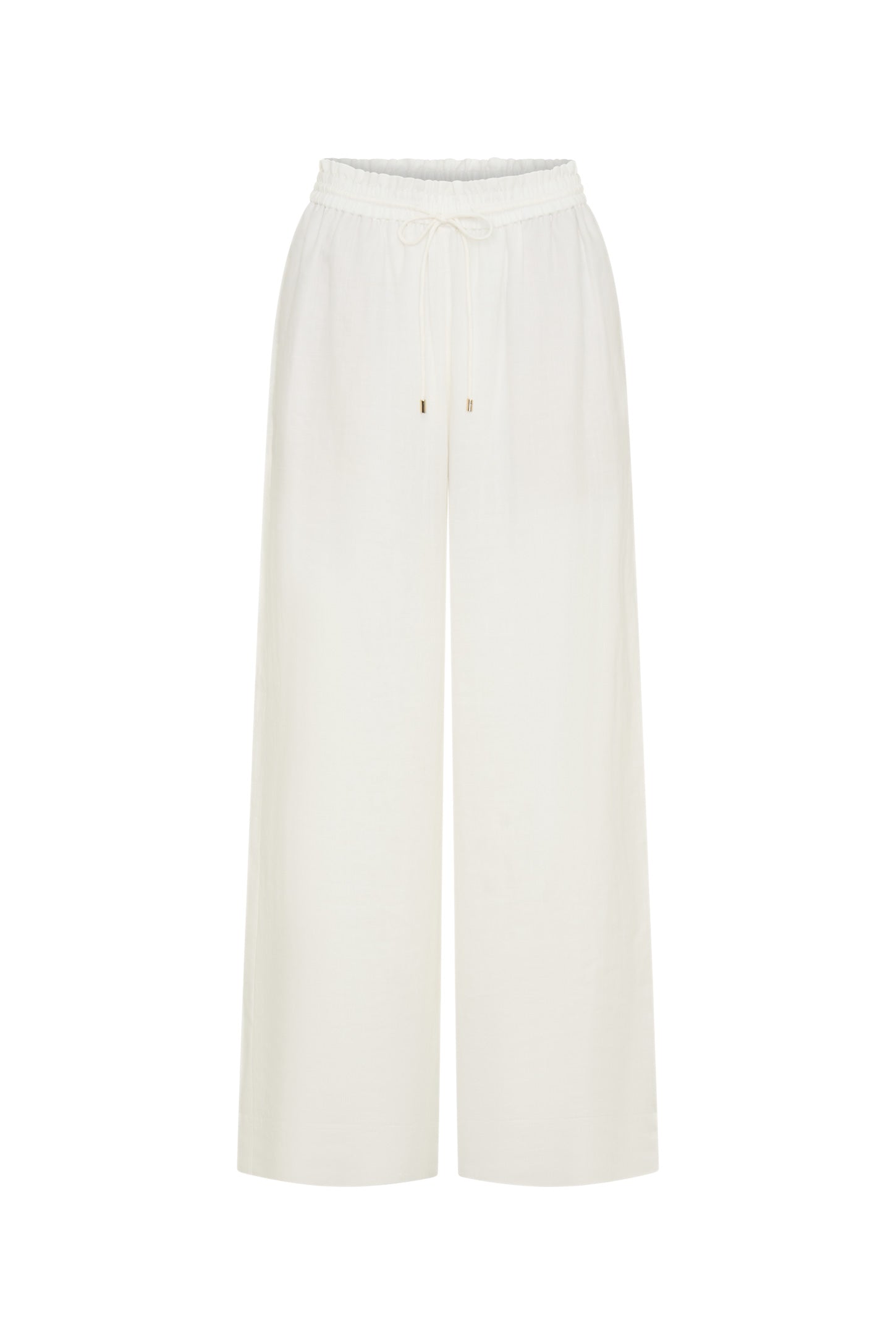 Cordelia White Ramie Pants