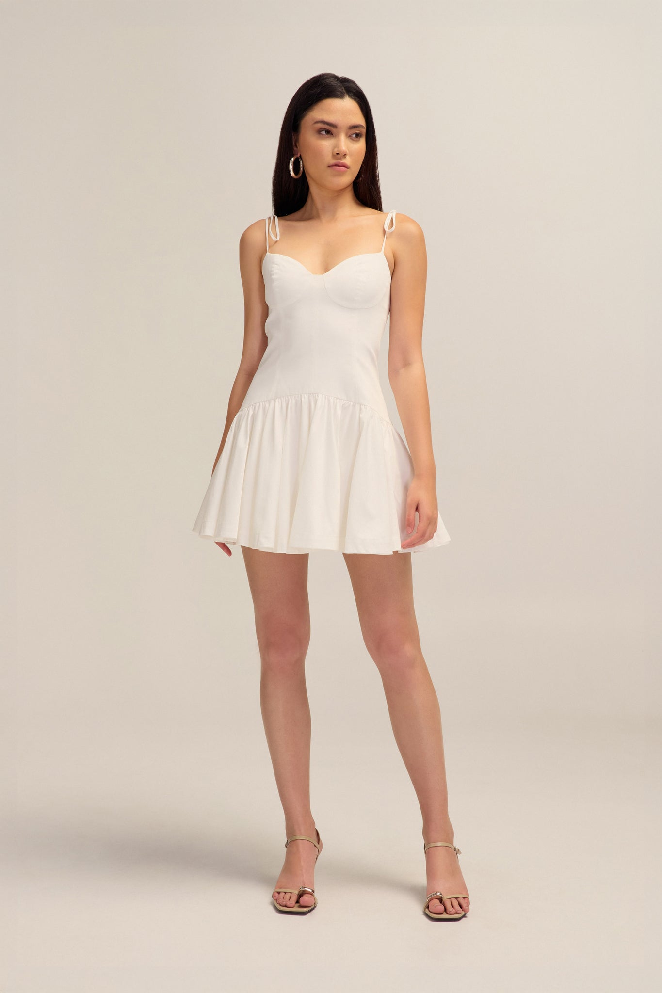 Evette White Cotton Mini Dress – Colleen Collective Evette White Cotton Mini Dress – Colleen Collective