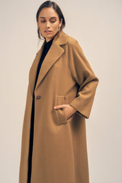Haven Oversized Camel Wool Coat