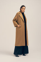 Haven Oversized Camel Wool Coat