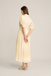 May Midi Shirt Dress - Apricot