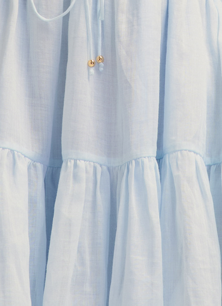 Blue Ramie Fabric