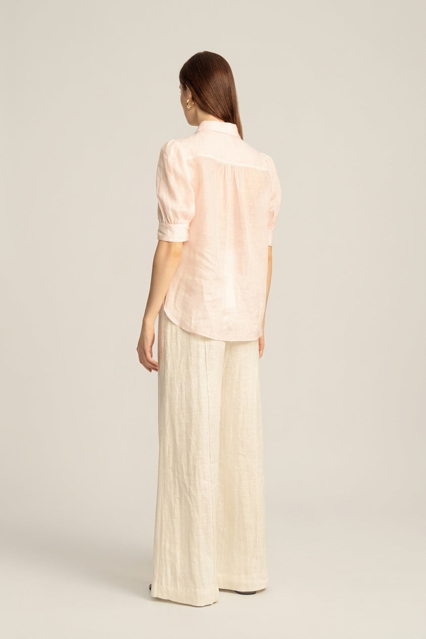 Renee Regular Fit Shirt - Blush Pink