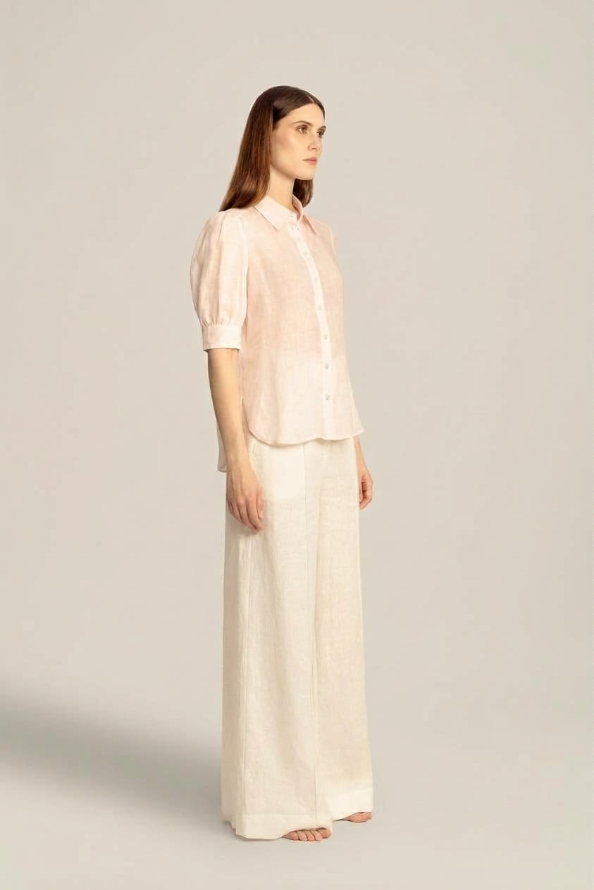 Renee Regular Fit Shirt - Blush Pink
