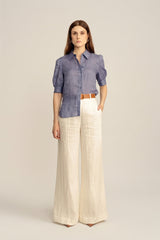 Renee Regular Fit Shirt - Soft Indigo