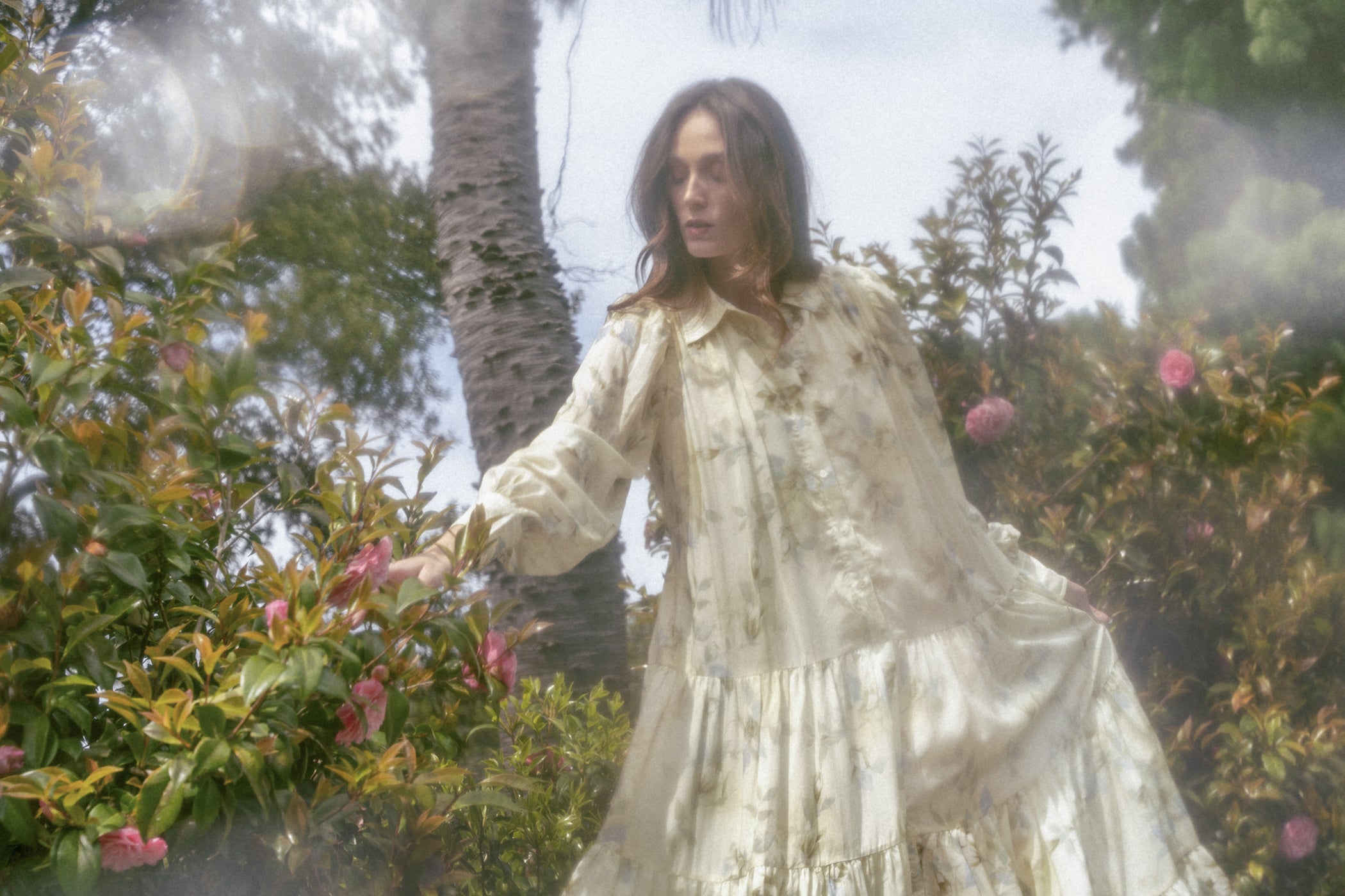 Resonance Faye Maxi Floral Dress Garden