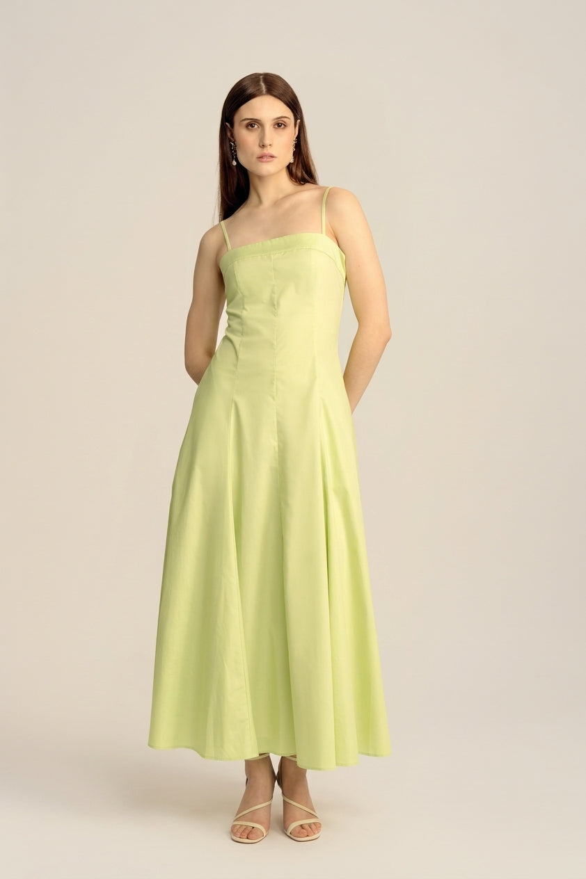 Reverie Maxi Dress - Limecream