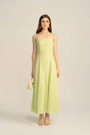 Reverie Maxi Dress - Limecream