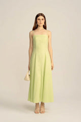 Reverie Maxi Dress - Limecream