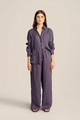 Sahara Linen Shirt - Indigo