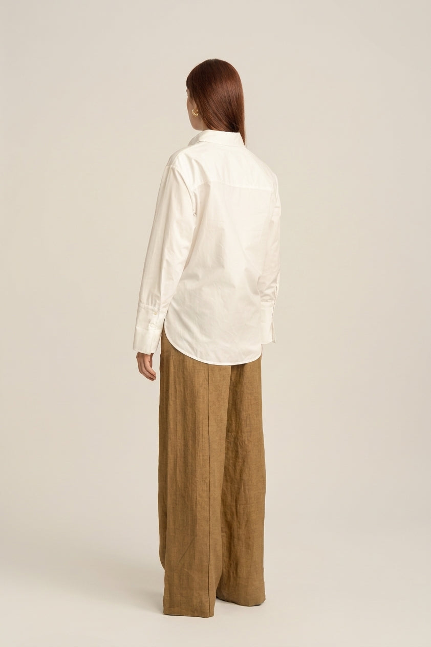Verona Long Sleeve Shirt - White
