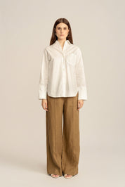Verona Long Sleeve Shirt - White