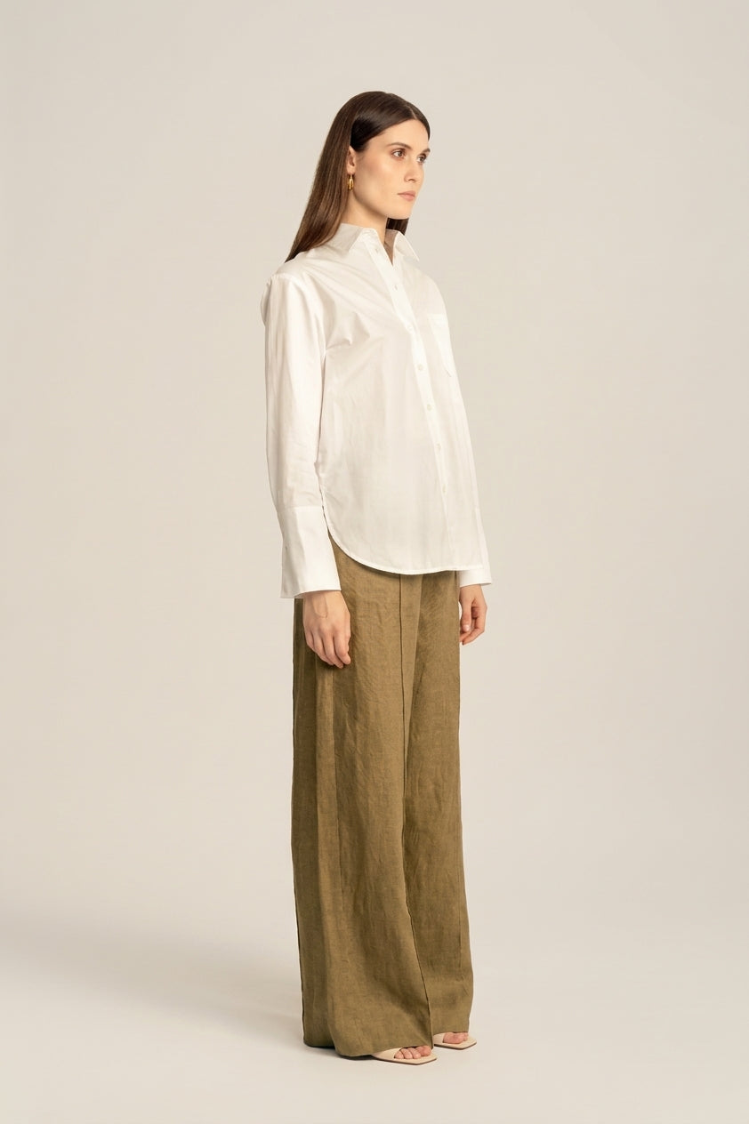 Verona Long Sleeve Shirt - White