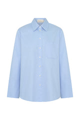Verona Petite Long Sleeve Shirt - Hydrangea Blue