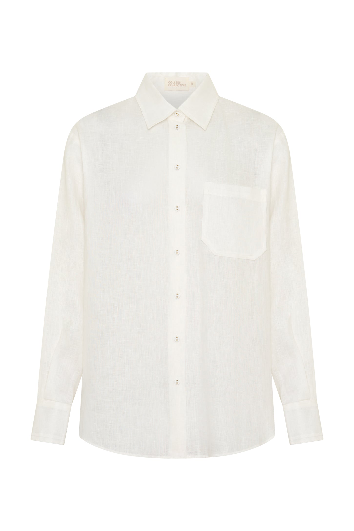 Verona White Classic Cotton Button Down Shirt