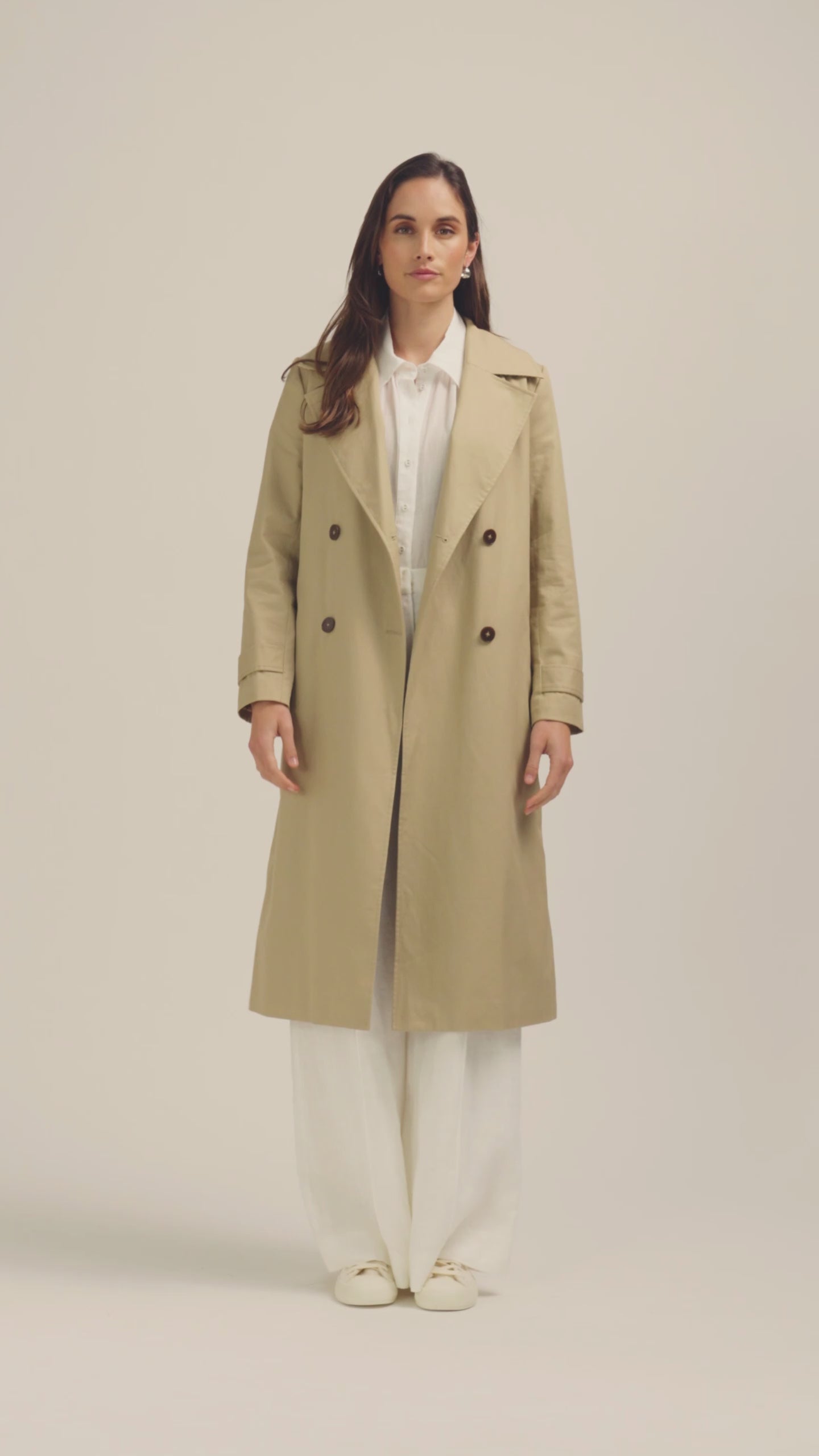 Tempest Trench Coat - Khaki