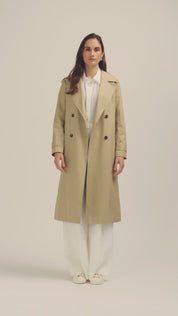 Tempest Trench Coat - Khaki