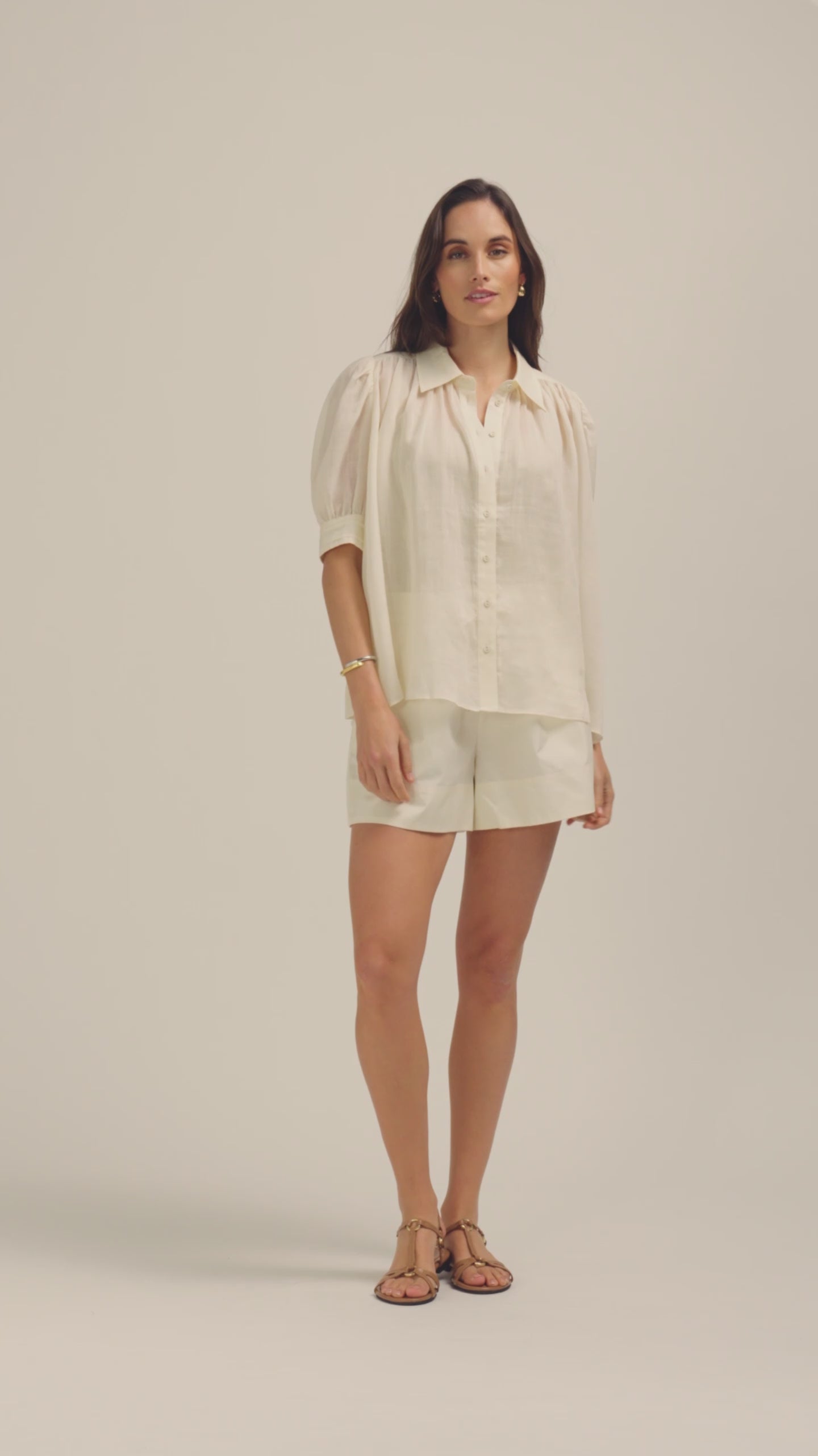 Cordelia Shorts - Cream